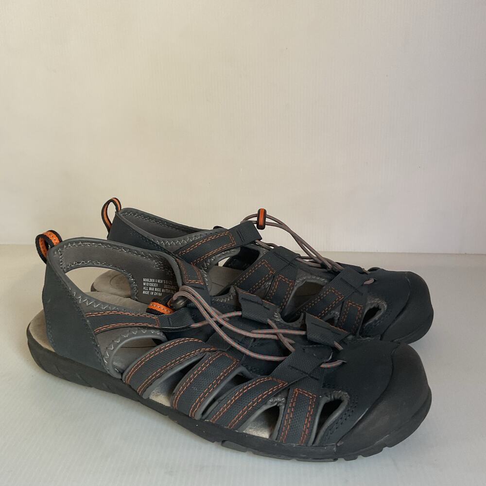Alpine Design Boulder II Men’s Outdoor Hiking Sandals Size 11 Gray Orange - Picture 3 of 9